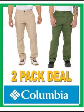 TWO PACK DEAL !!! Columbia Sportswear Flex ROC Utility Pants - UPF 50